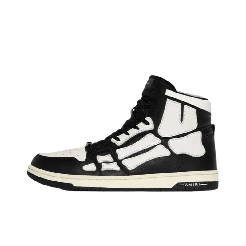 AMIRI Skel Top High 'White Black' | Banlieue91