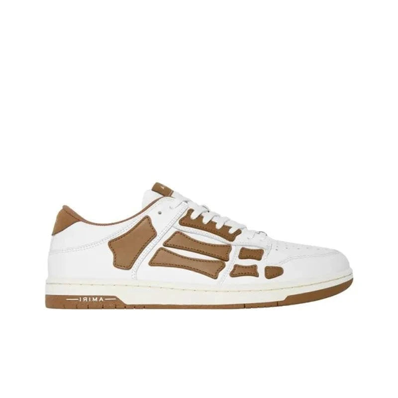 AMIRI Skel Top Low 'White Brown' | Banlieue91