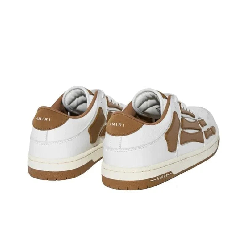 AMIRI Skel Top Low 'White Brown' | Banlieue91