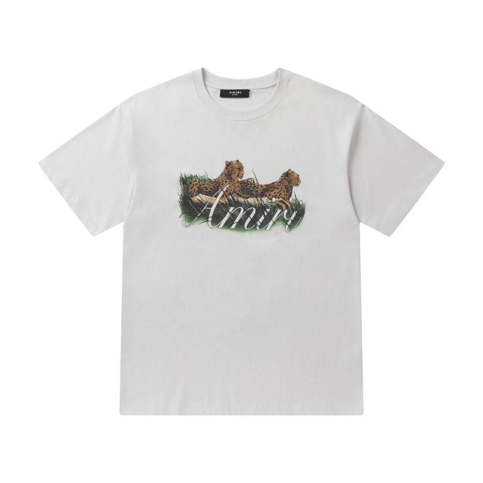 Amiri Tiger White T-Shirt Without Collar | Banlieue91