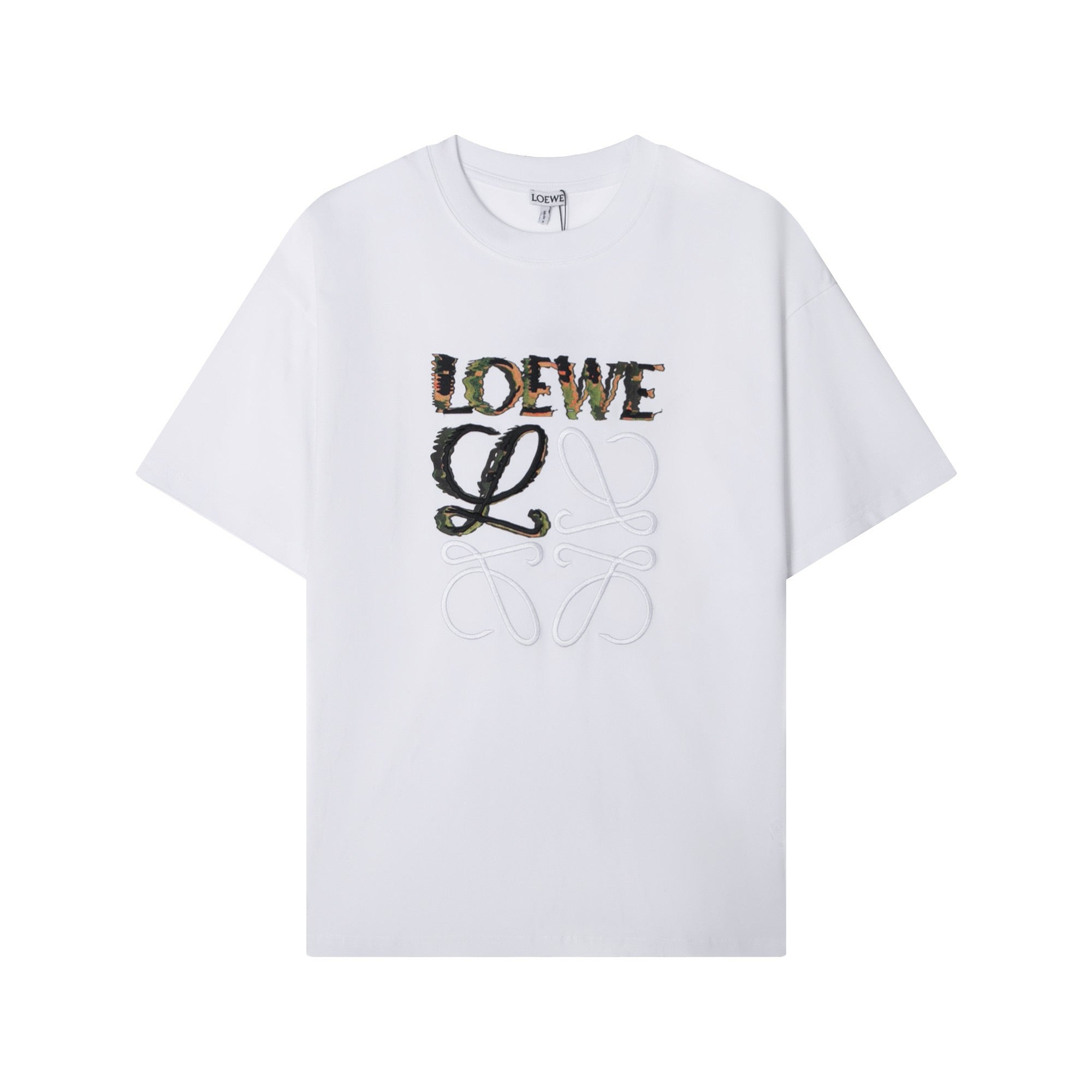 Loewe T-Shirt Without Collar 'White' - Banlieue91