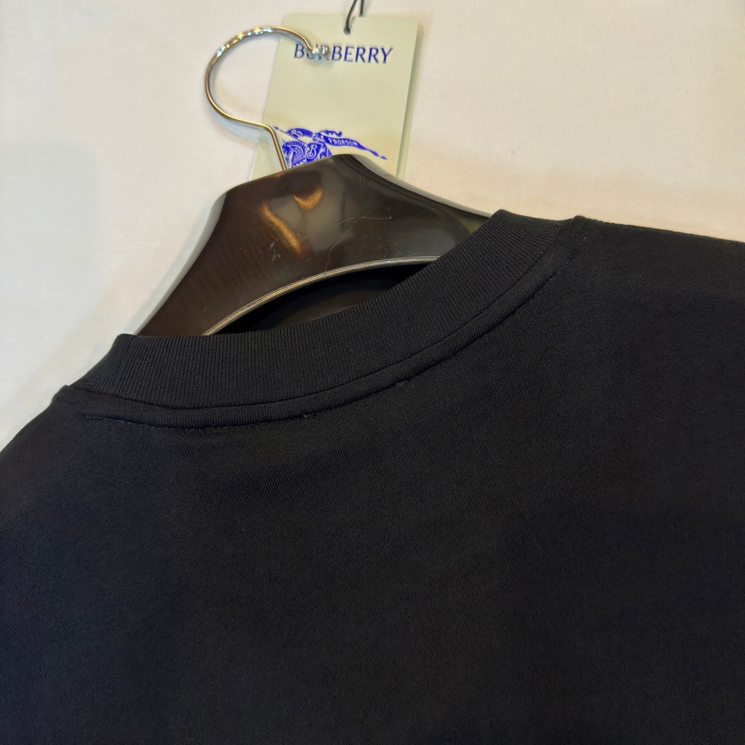 Burberry T-Shirt Without Collar 'Black' - Banlieue91