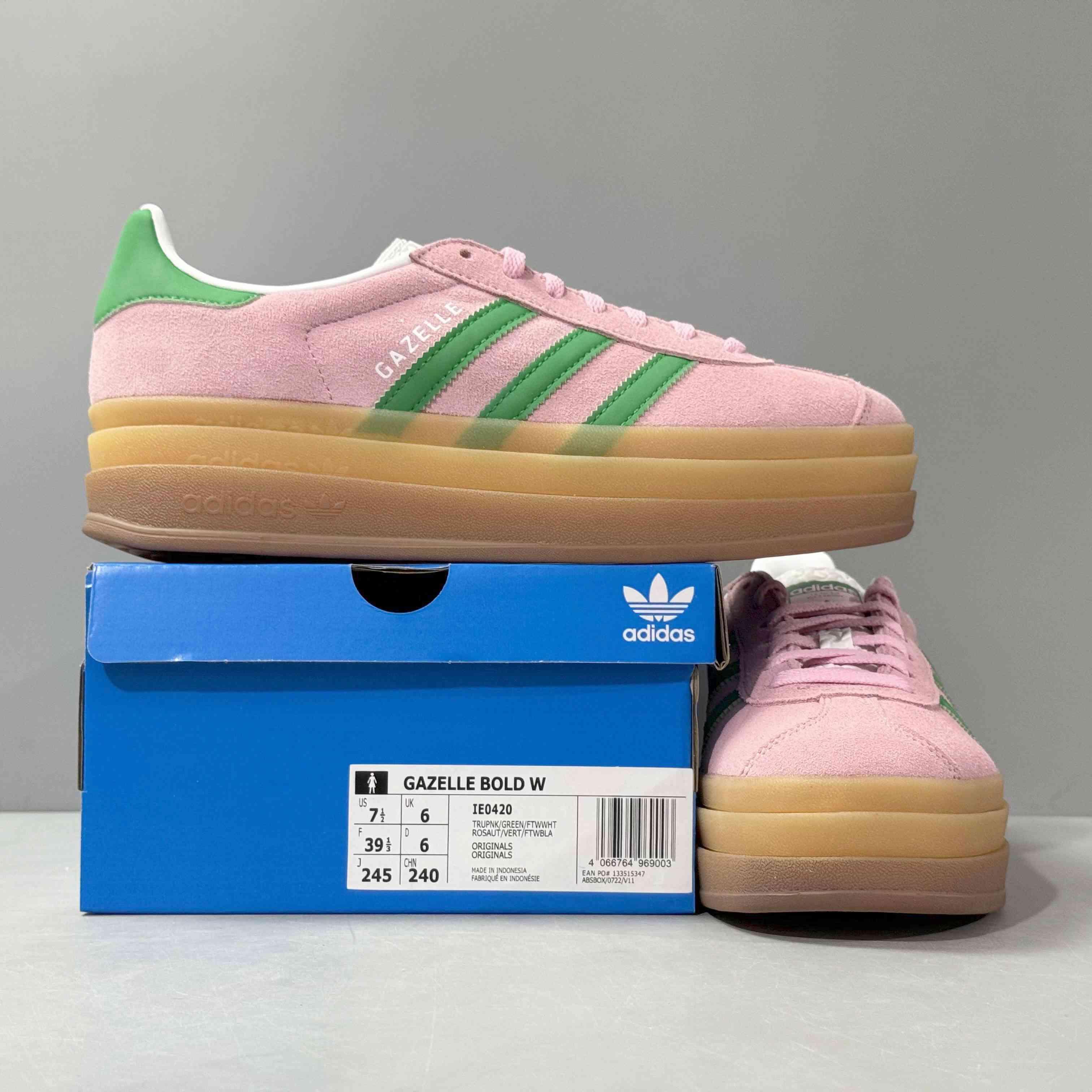 Adidas Originals Gazelle Bold 'True Pink' - Banlieue91