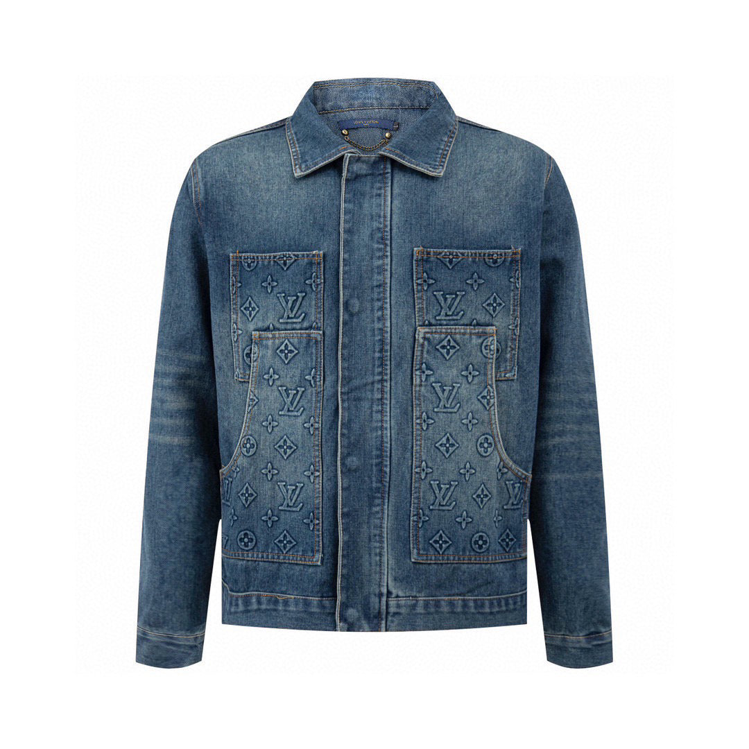 LOUIS VUITTON Denim Jacket Blue - Banlieue91