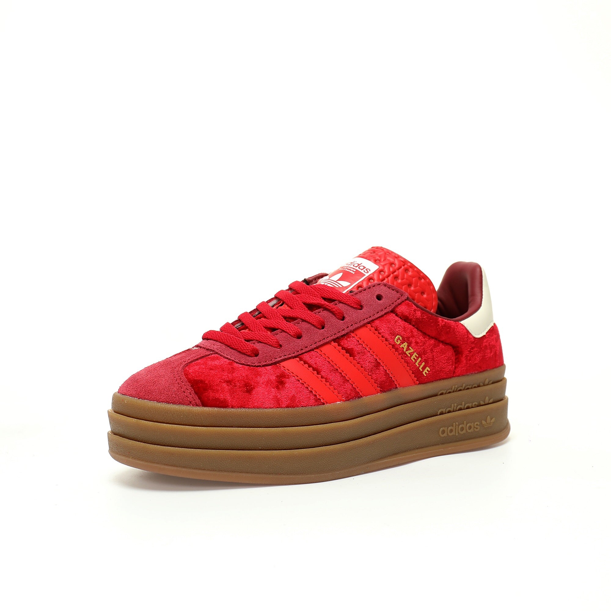 Adidas Originals Gazelle Bold 'Bright Red Velvet' - Banlieue91 -