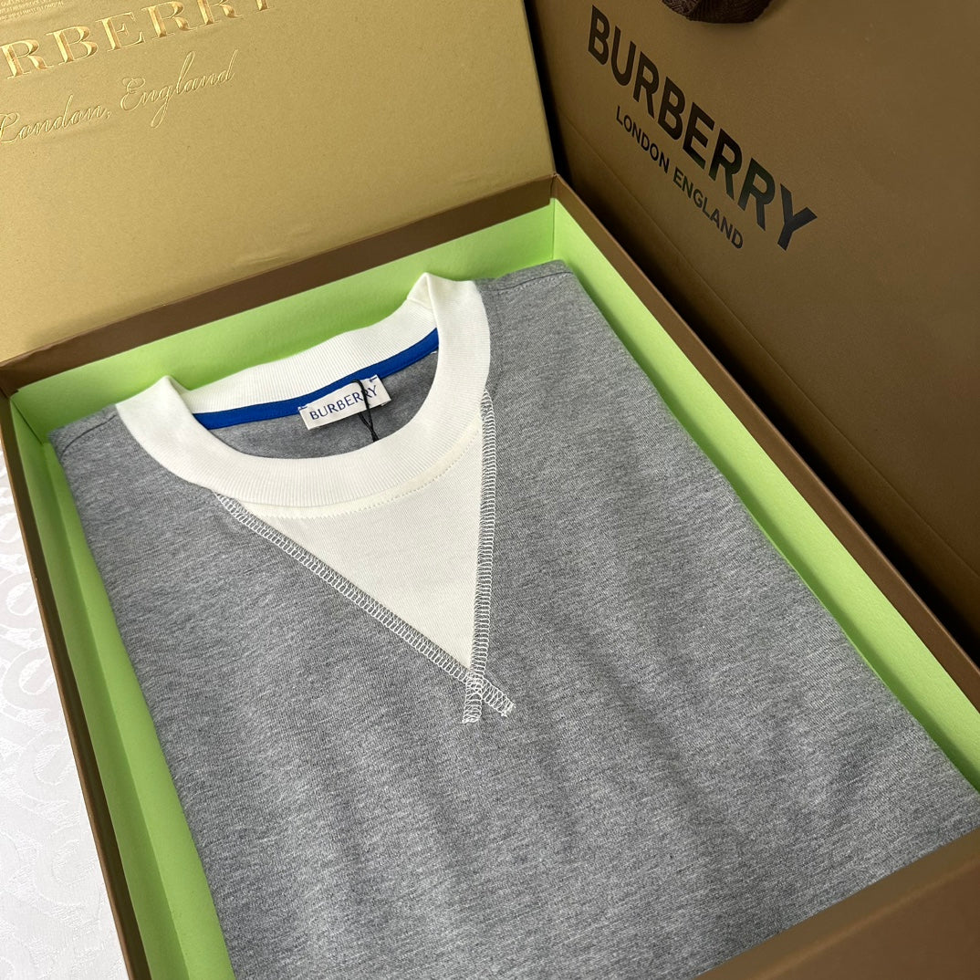 Burberry T-Shirt Without Collar 'Grey' - Banlieue91