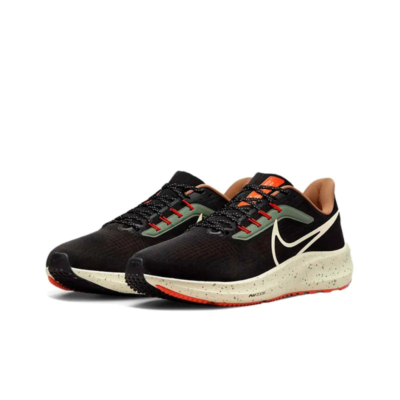 Nike Air Zoom Pegasus 39 Black Green Safety Orange - Banlieue91 -