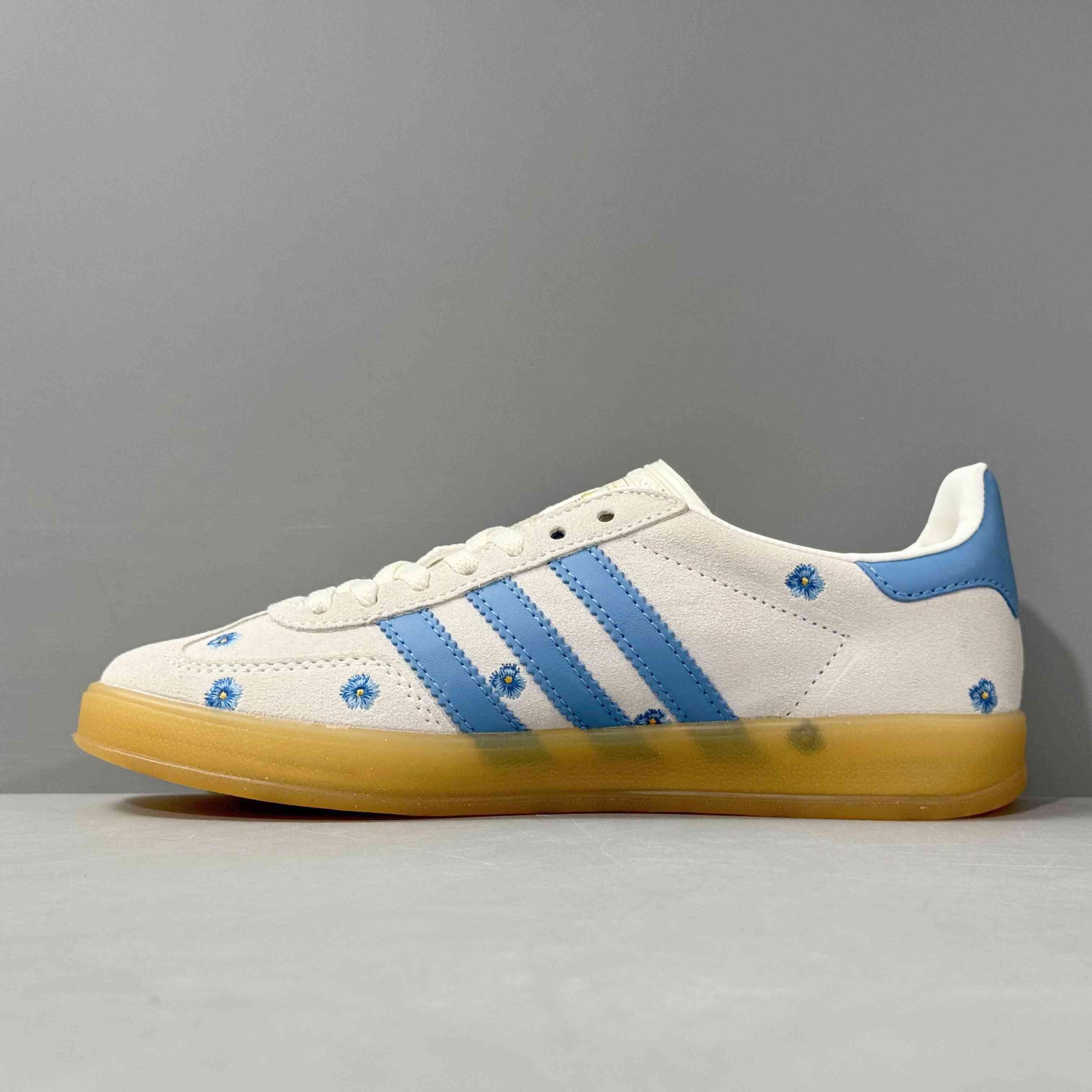 Adidas Originals Gazelle Indoor 'Light Blue Floral' - Banlieue91