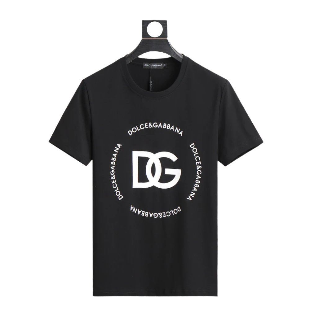 Dolce &amp; Gabbana T-Shirt Without Collar 'Black & White' - Banlieue91