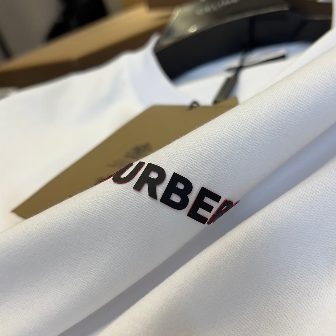 Burberry T-Shirt Without Collar 'White' - Banlieue91