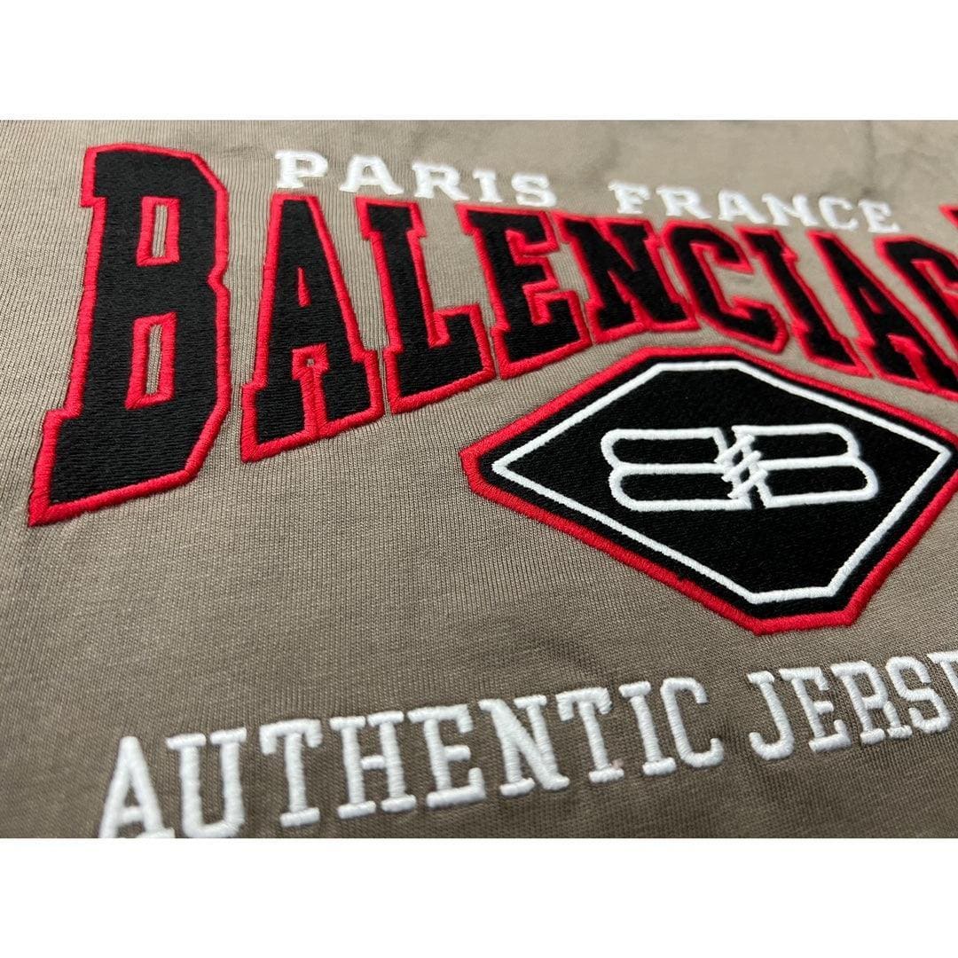 Balenciaga Brown T-Shirt Without Collar | Banlieue91