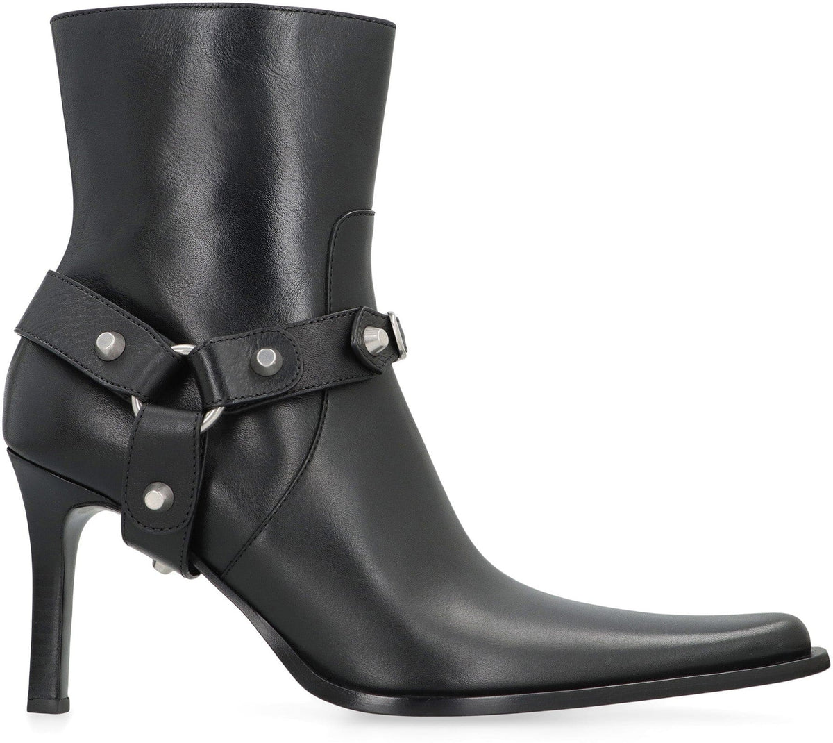 BALENCIAGA City Boots in Leather - 9cm Heel Height | Banlieue91