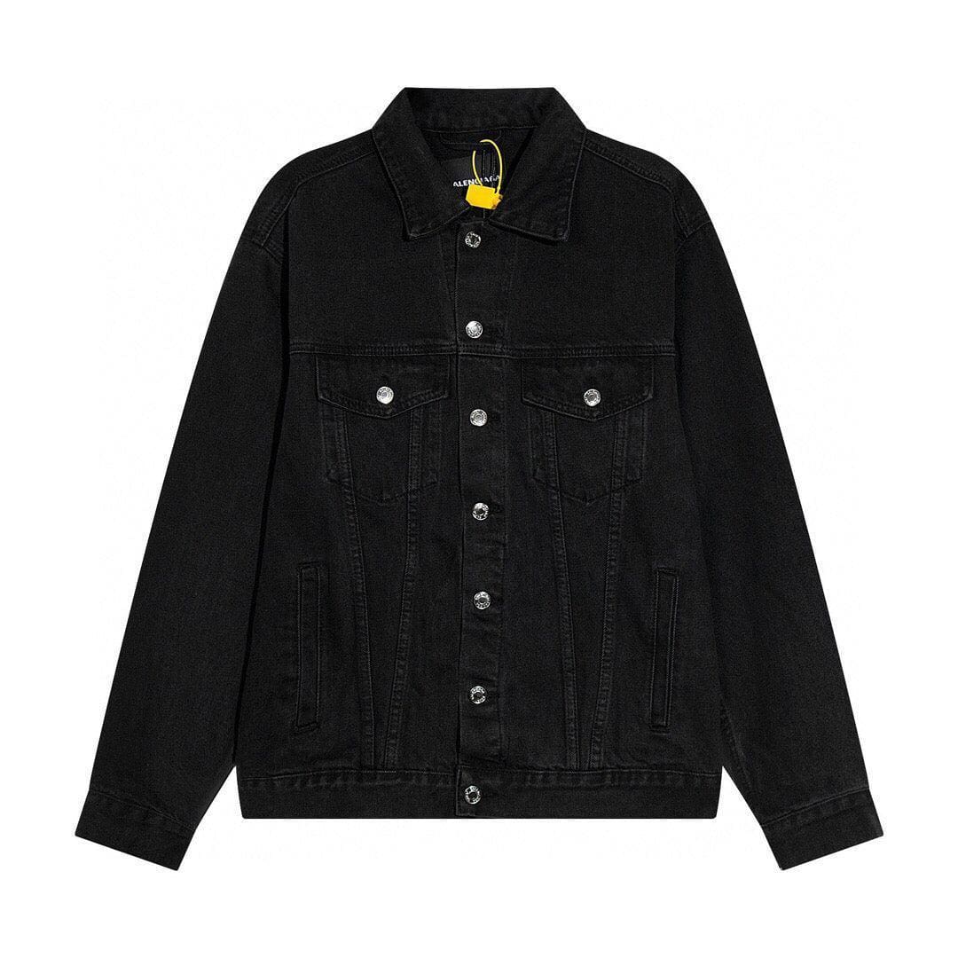 Balenciaga embossed paper denim jacket | Banlieue91