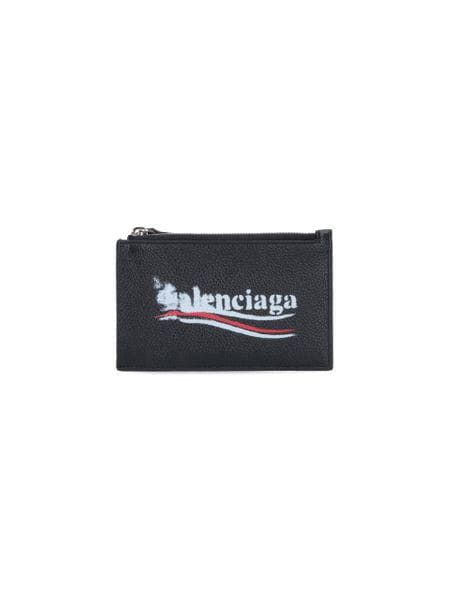 BALENCIAGA Large Cash Leather Cardholder | Banlieue91