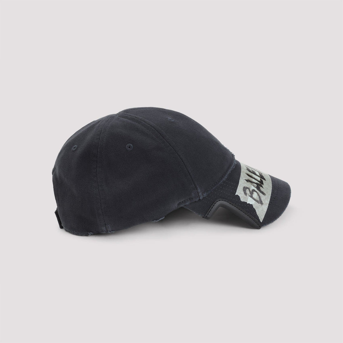 BALENCIAGA Washed Effect Masking Tape Adjustable Cap | Banlieue91
