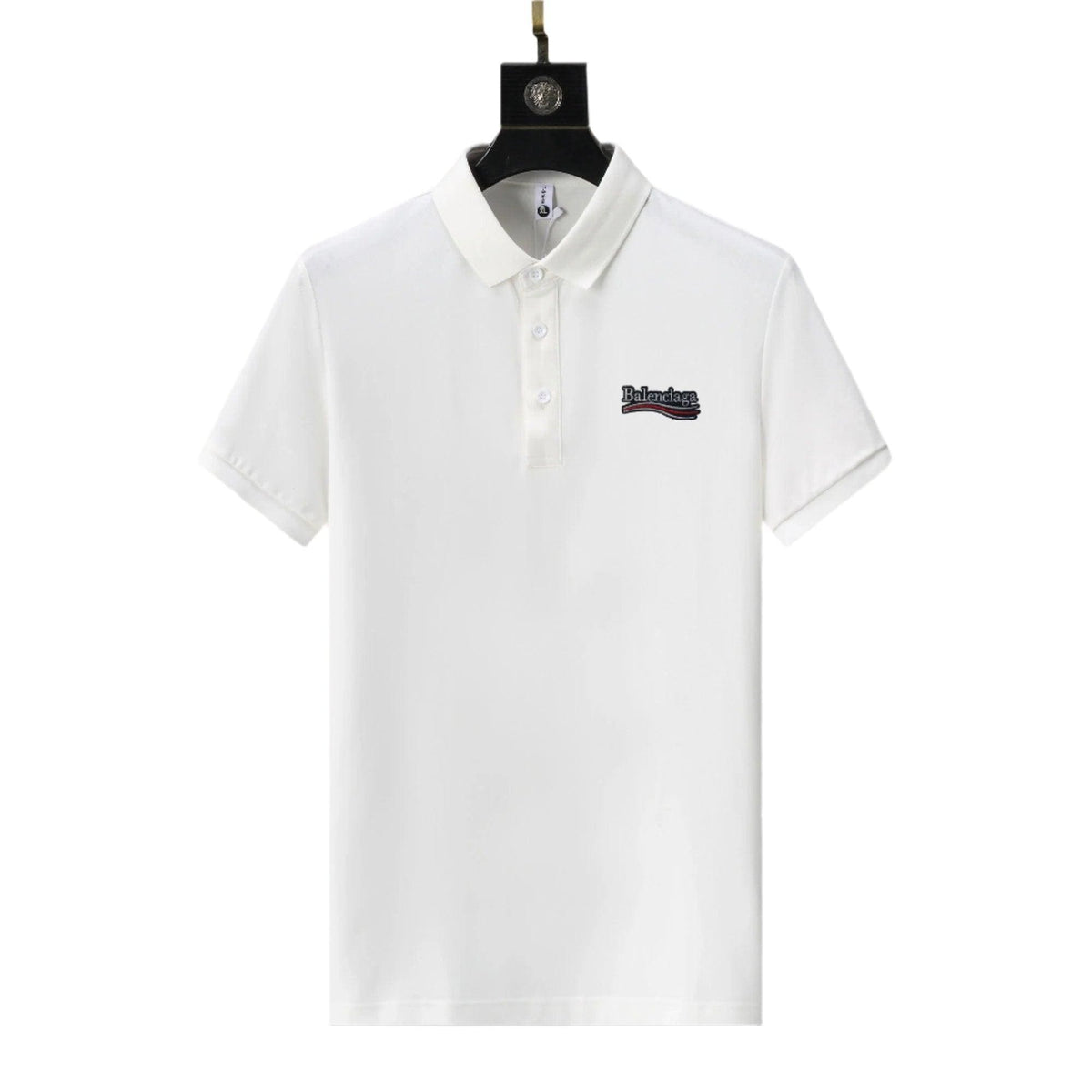 Balenciaga White T-Shirt With Collar | Banlieue91