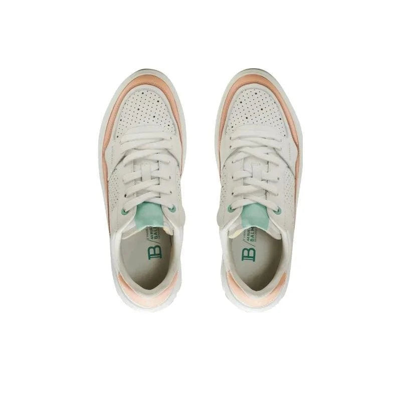 BALMAIN B-Court Flip Leather Sneakers | Banlieue91