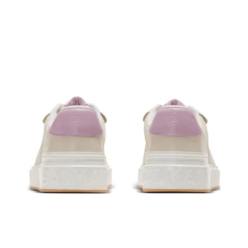 BALMAIN B-Court Flip Leather Sneakers | Banlieue91