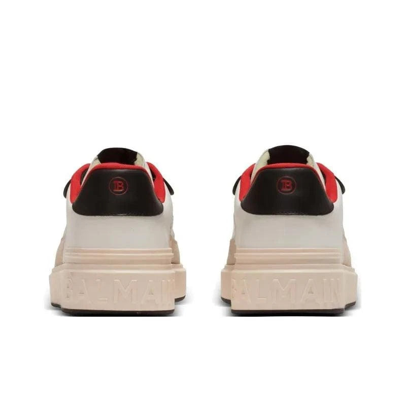 BALMAIN B-Court Flip Snakeskin-effect Sneakers | Banlieue91