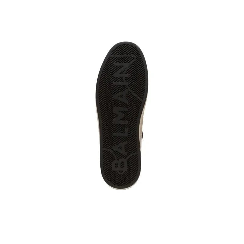 BALMAIN B-Court Flip Snakeskin-effect Sneakers | Banlieue91