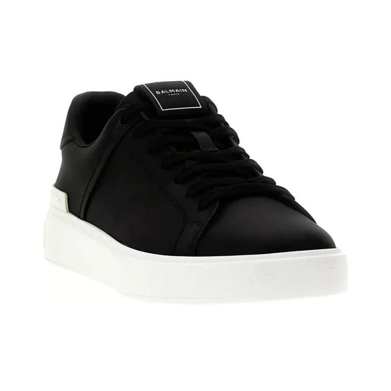 BALMAIN B Court Low-Top Sneakers 'Black' | Banlieue91