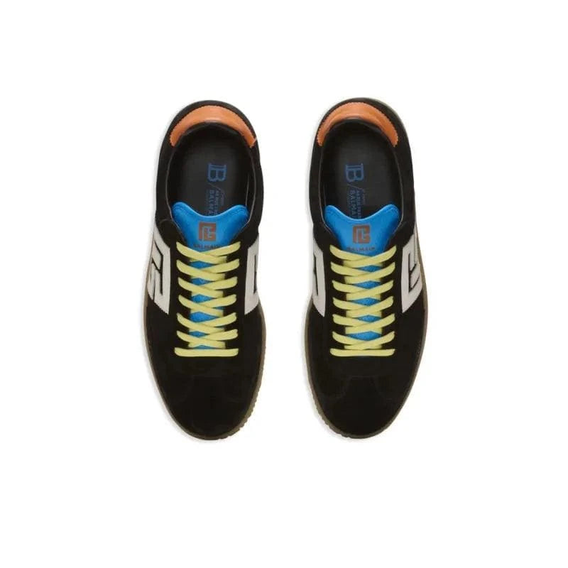 BALMAIN Logo patch Leather Sneakers | Banlieue91