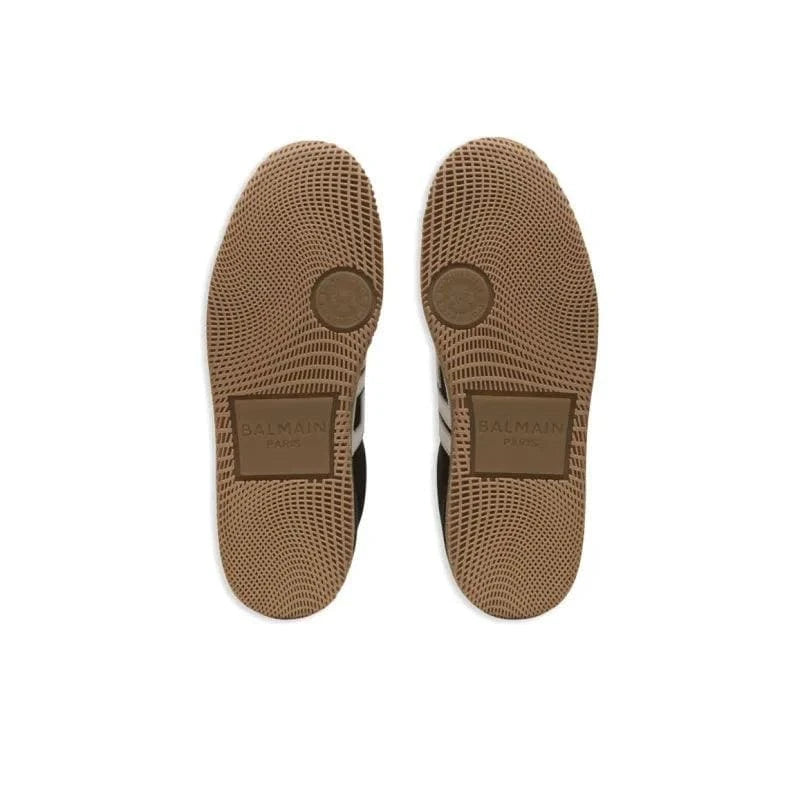 BALMAIN Logo patch Leather Sneakers | Banlieue91