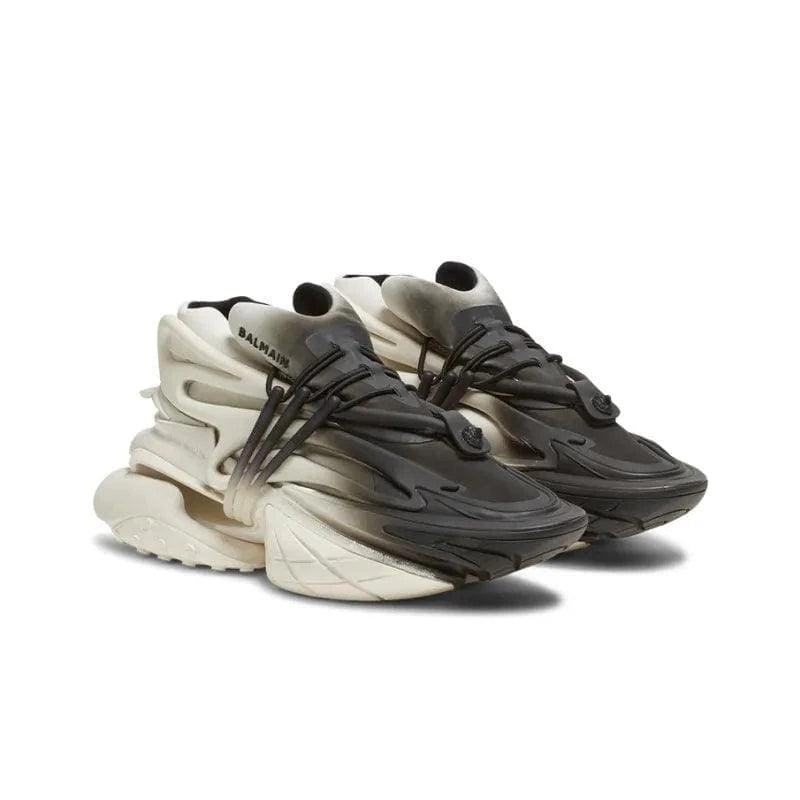 BALMAIN Unicorn Low 'White Black Gradient' | Banlieue91