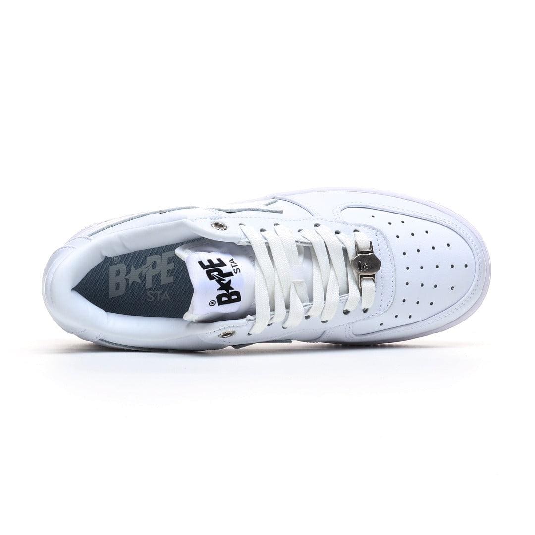 BAPE STA #3 Triple White | A Bathing Ape Sneakers | Premium Leather | Banlieue91