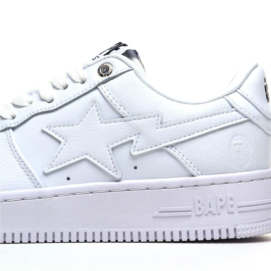 BAPE STA #3 Triple White | A Bathing Ape Sneakers | Premium Leather | Banlieue91