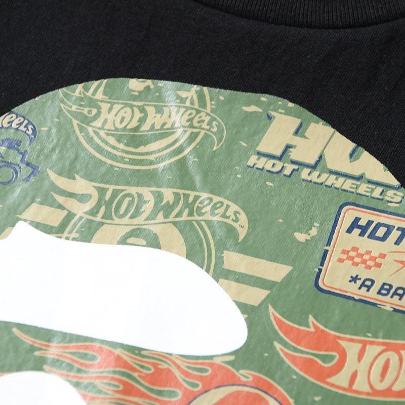 BAPE X HOT WHEELS APE HEAD TEE Black T-Shirt | Banlieue91