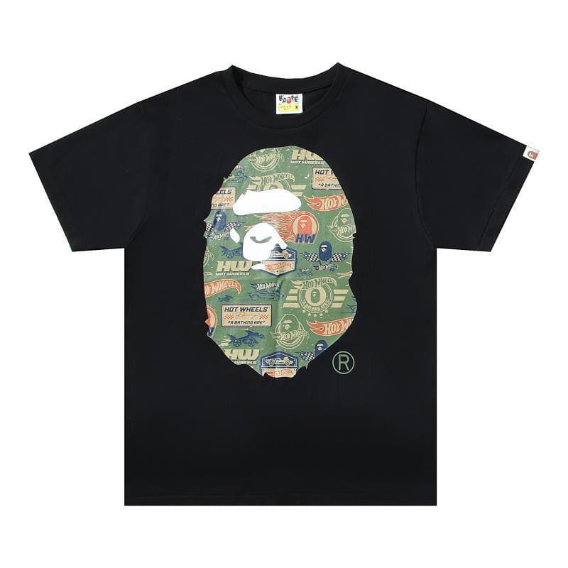 BAPE X HOT WHEELS APE HEAD TEE Black T-Shirt | Banlieue91