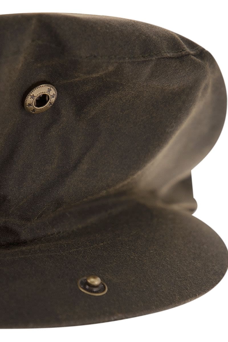 BARBOUR Waxed Cotton Beret - Men's Accessory | Banlieue91