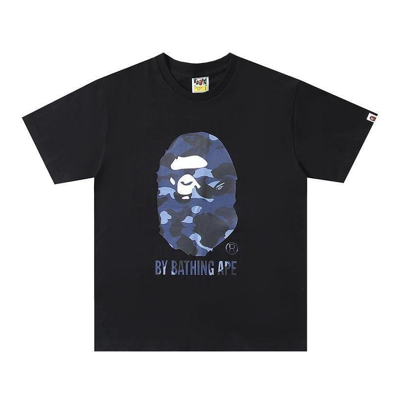 Bathing Ape Black T-Shirt without Collar | Banlieue91