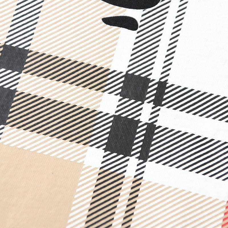 Bathing Ape Check by Bathing Tee Black/Beige | Banlieue91