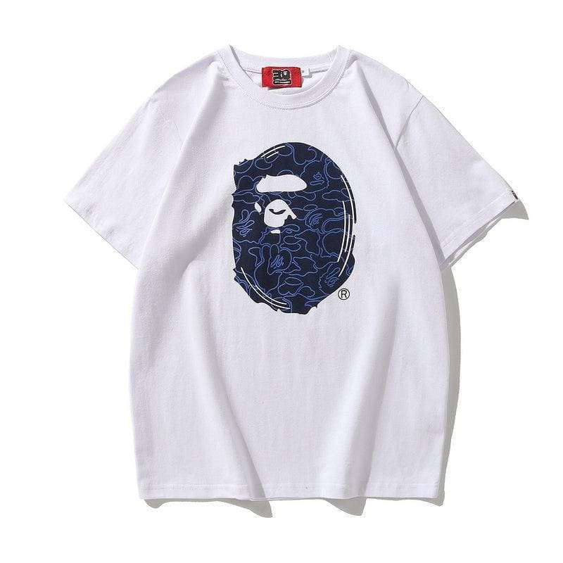 Bathing Ape Sand Camo Big Ape Head Tee White/Beige | Banlieue91