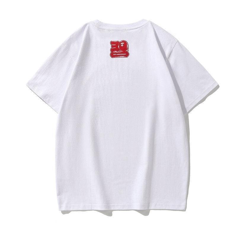 Bathing Ape White T-Shirt without Collar | Banlieue91
