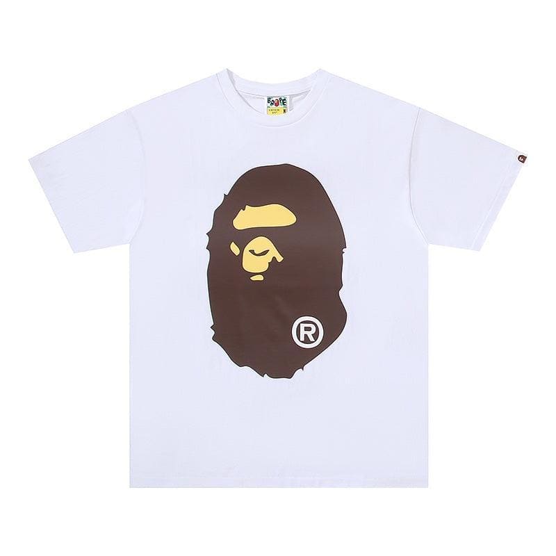 Bathing Ape White T-Shirt without Collar | Banlieue91