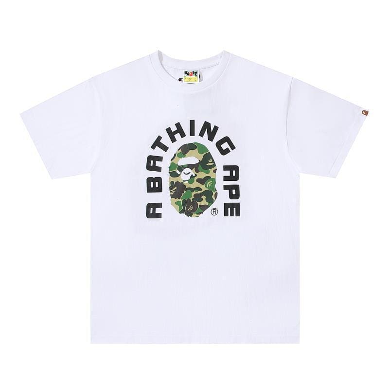 Bathing Ape White T-Shirt without Collar | Banlieue91