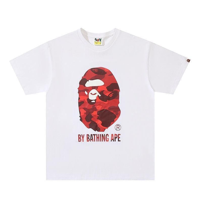 Bathing Ape White T-Shirt without Collar | Banlieue91