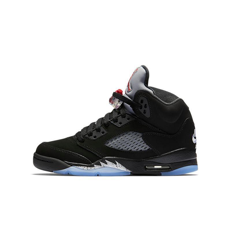 Air Jordan Retro 5 Black Metallic Silver - Banlieue91