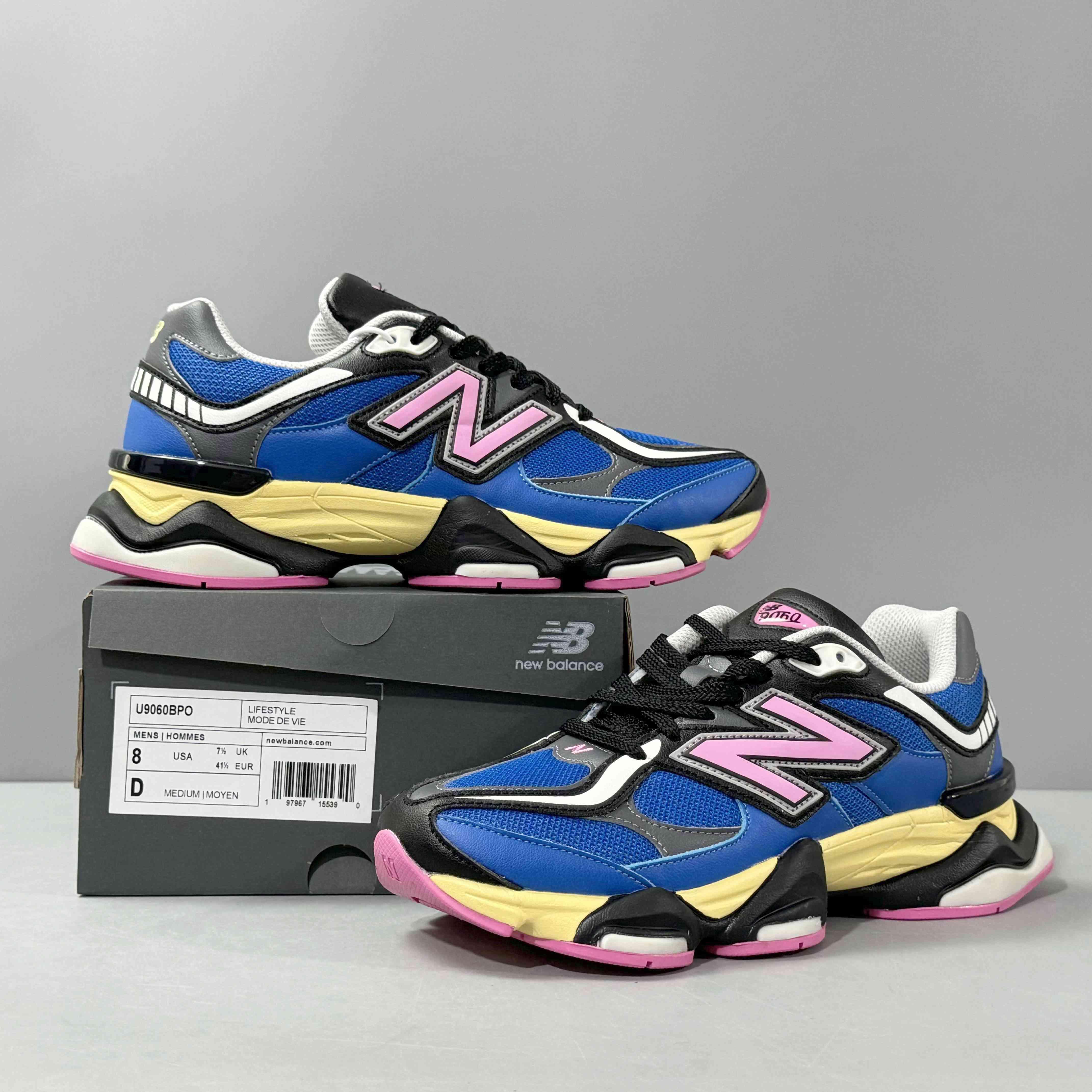 New Balance 9060 'Blue Oasis Real Pink' - Banlieue91