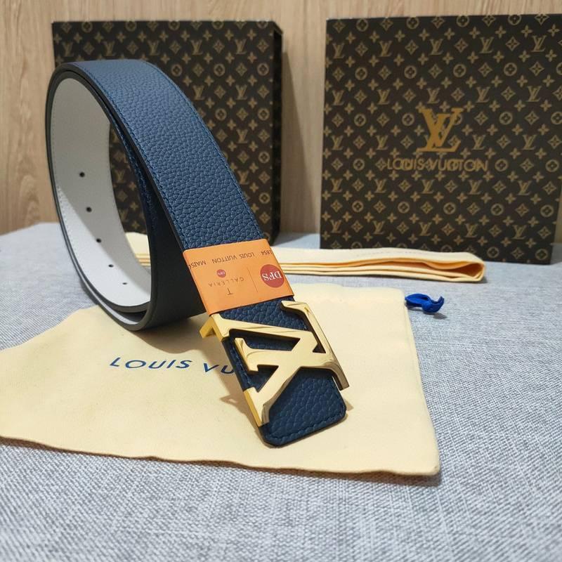 Louis Vuitton Double Belt 'White/Blue' - Banlieue91