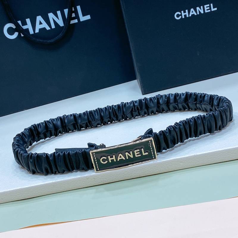 Chanel Women Logo Banding Belt 'Black' - Banlieue91