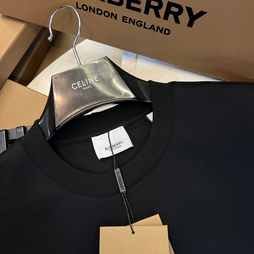 Burberry T-Shirt Without Collar 'Black' - Banlieue91