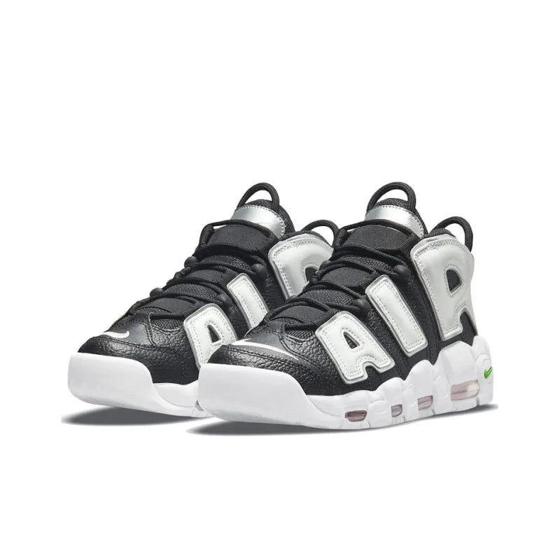 Nike Air More Uptempo Black White Green - Banlieue91 -