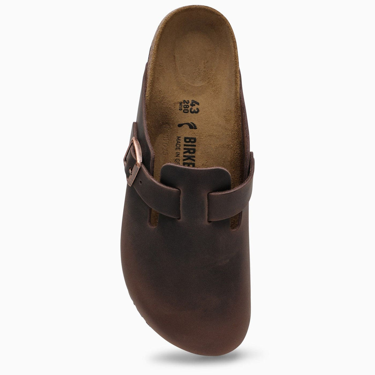 Birkenstock Boston Habana Slipper In Oiled Leather | Banlieue91