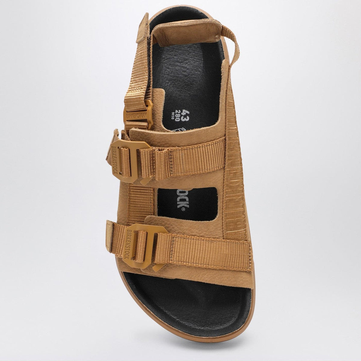 Birkenstock Cork Brown Shinjuku Sandal In Natural Leather And Tissue | Banlieue91