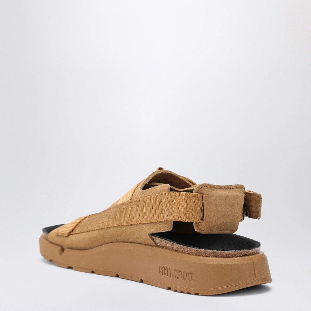 Birkenstock Cork Brown Shinjuku Sandal In Natural Leather And Tissue | Banlieue91