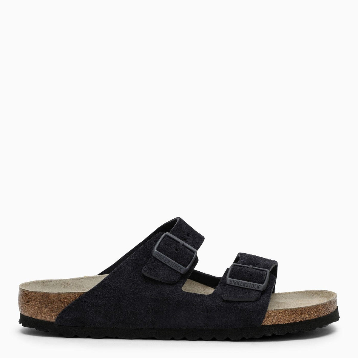 Birkenstock Slide Arizona Dark Blue Leather | Banlieue91